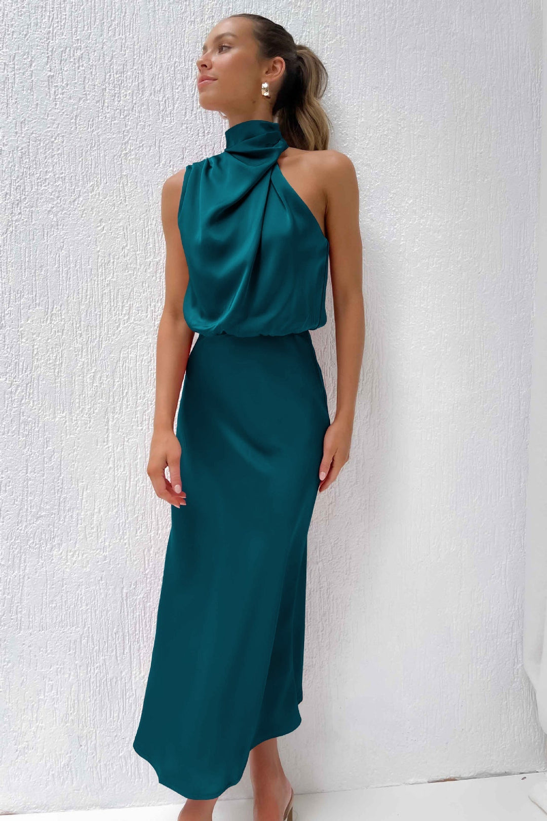 Diane - Satin Maxi Dress