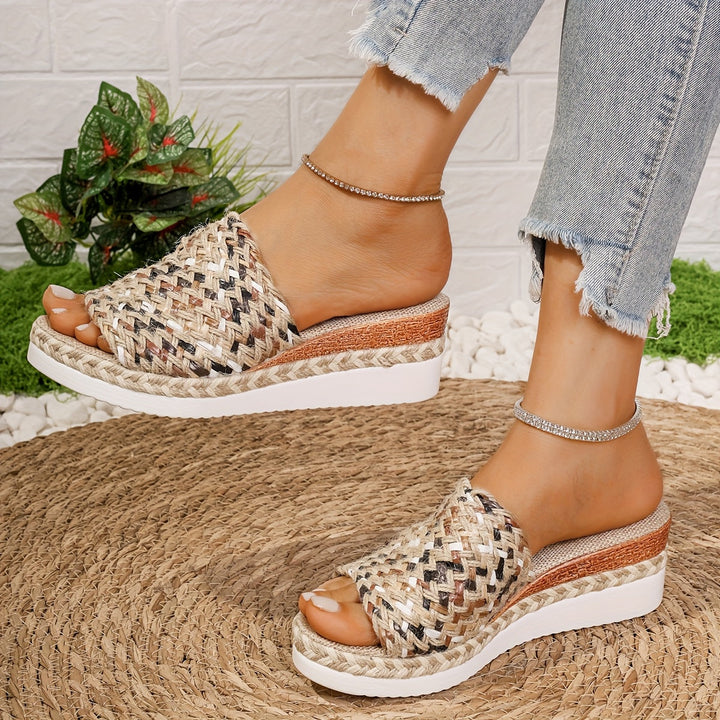 Celeste | Women's Woven Wedge Sandals