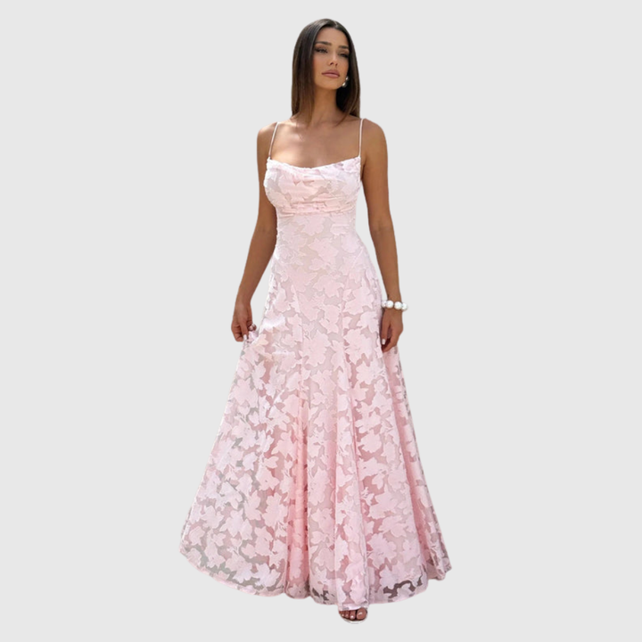 Briar | Women's Floral Sleeveless Maxi Wedding Guest Dress