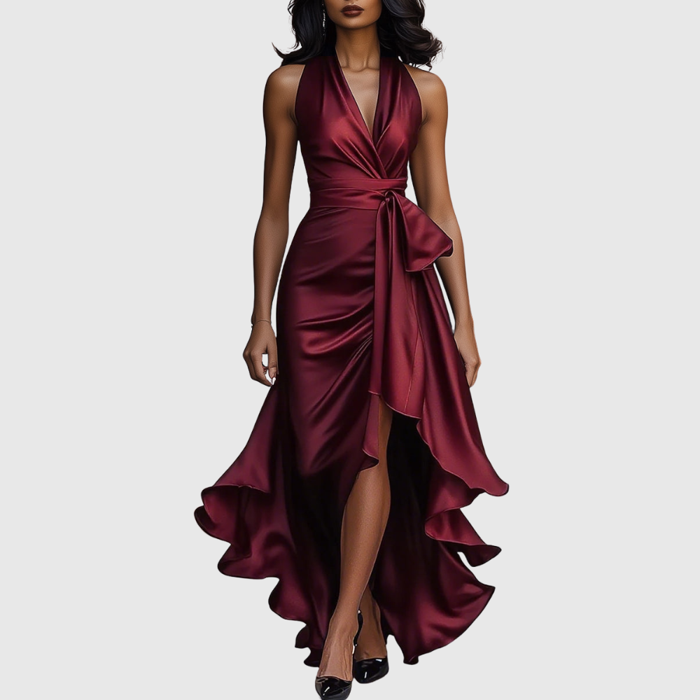 Women's Evening Dress | Wrap Maxi