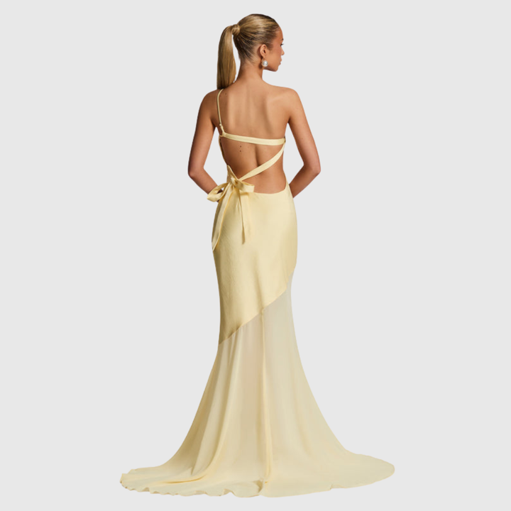Caprice | Women's One-Shoulder Maxi Wedding Guest Dress