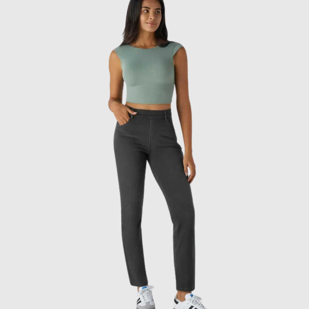 ComfortFit™ - Elastic and comfortable pants with high waist