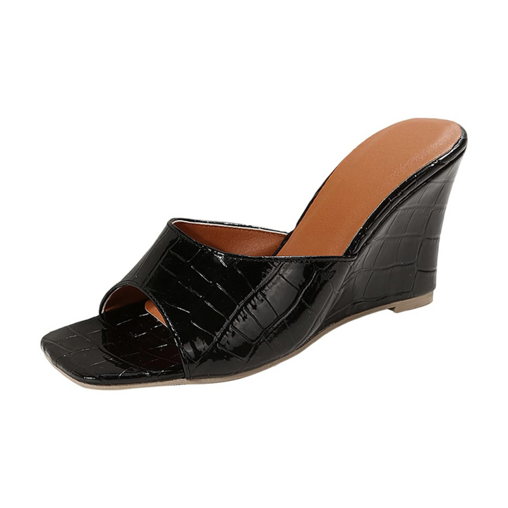 Eden | Women's Leather Wedge Cushioned Shoes