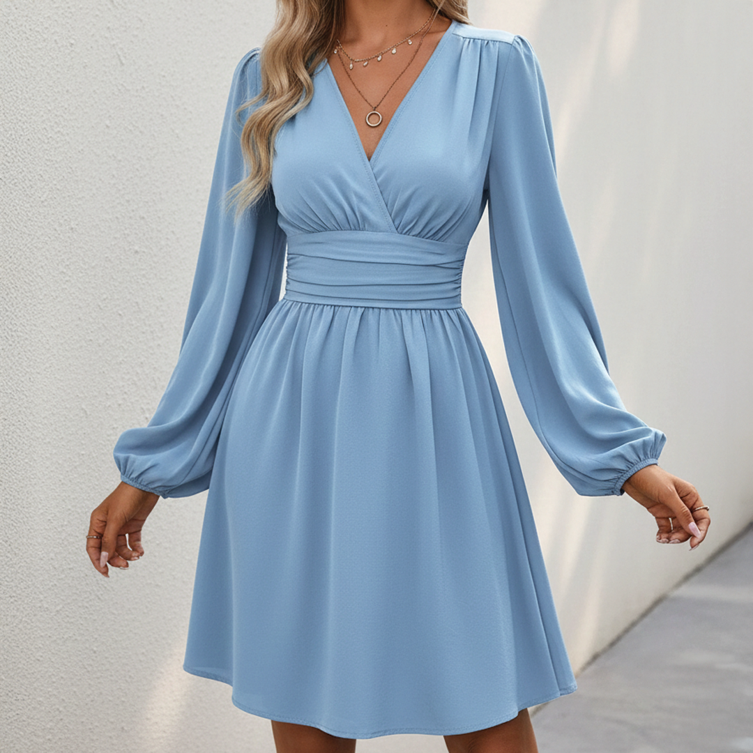 Bella - Elegant Pleated Midi Dress