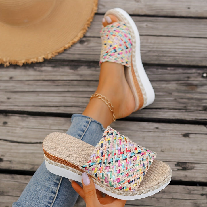 Celeste | Women's Woven Wedge Sandals