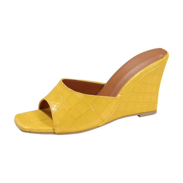 Eden | Women's Leather Wedge Cushioned Shoes