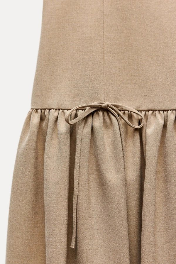 Florence Bow Ruffle Mini Dress