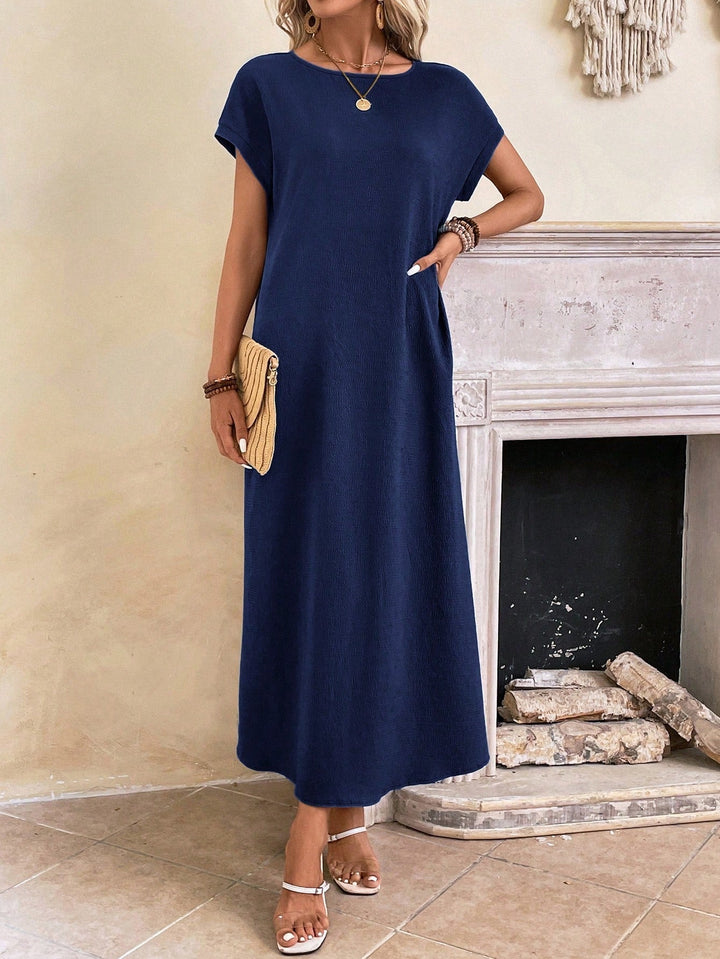 Stella - Casual Batwing Tunic Dress