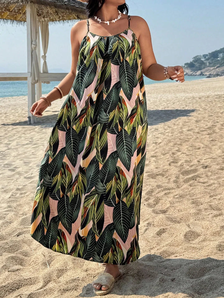Paisley - Plus Size Boho Summer Maxi Dress