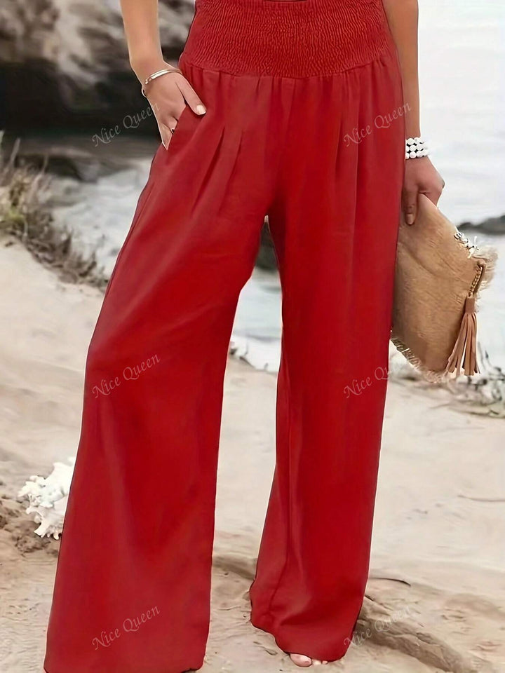 Melina - Wide Leg Linen Pants