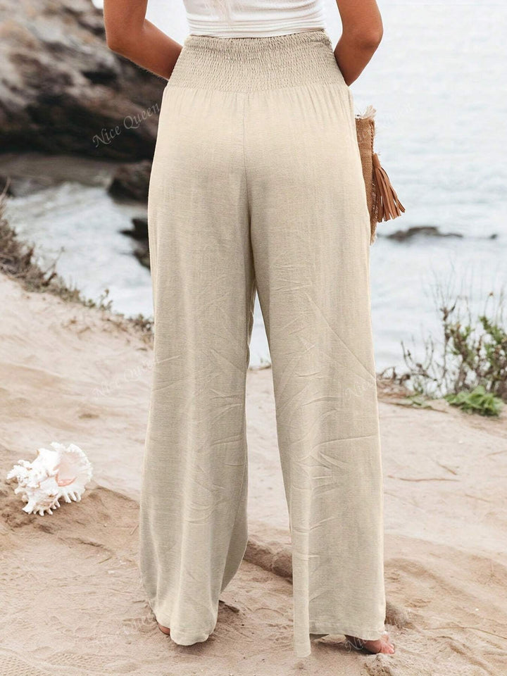 Melina - Wide Leg Linen Pants