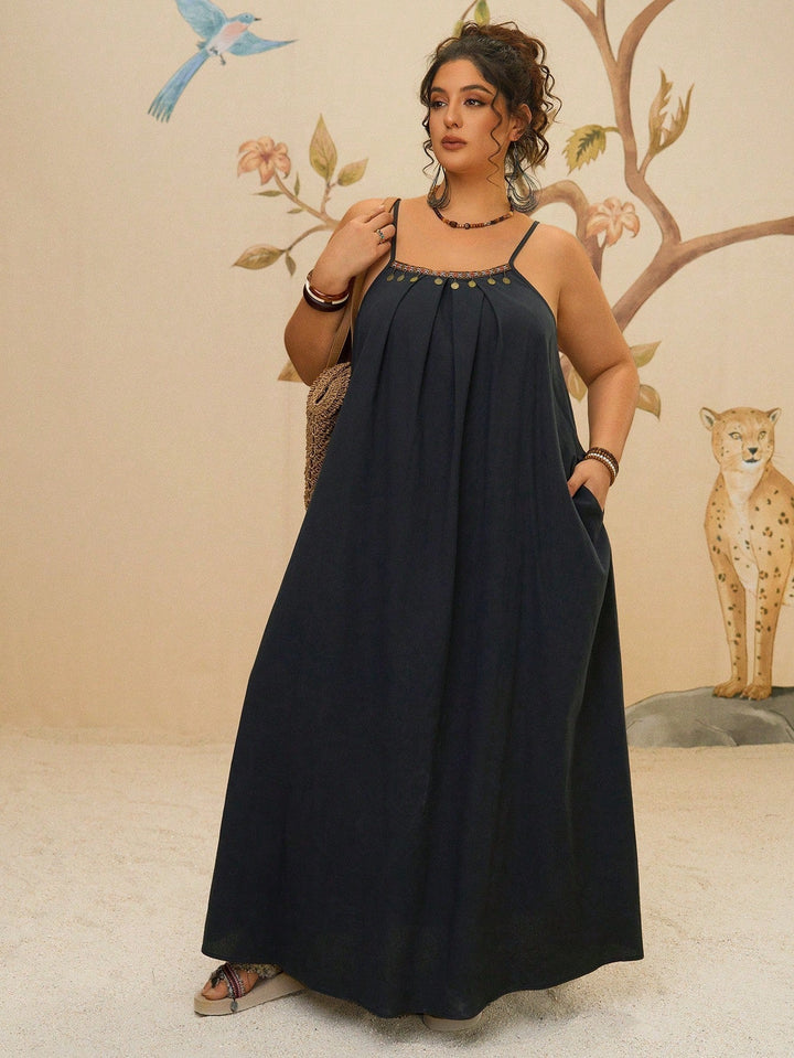 Paisley - Plus Size Boho Summer Maxi Dress