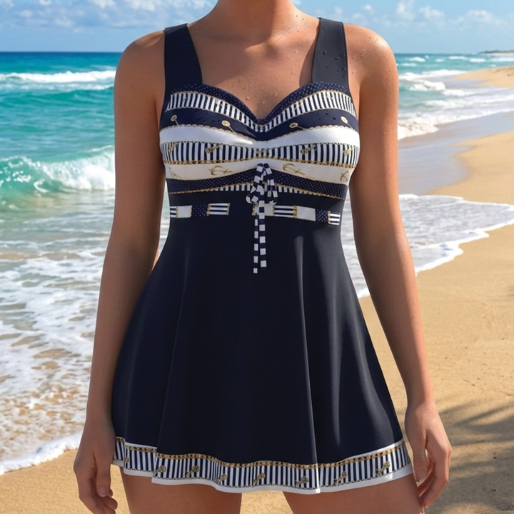 Anna - Nautical Tankini Dress