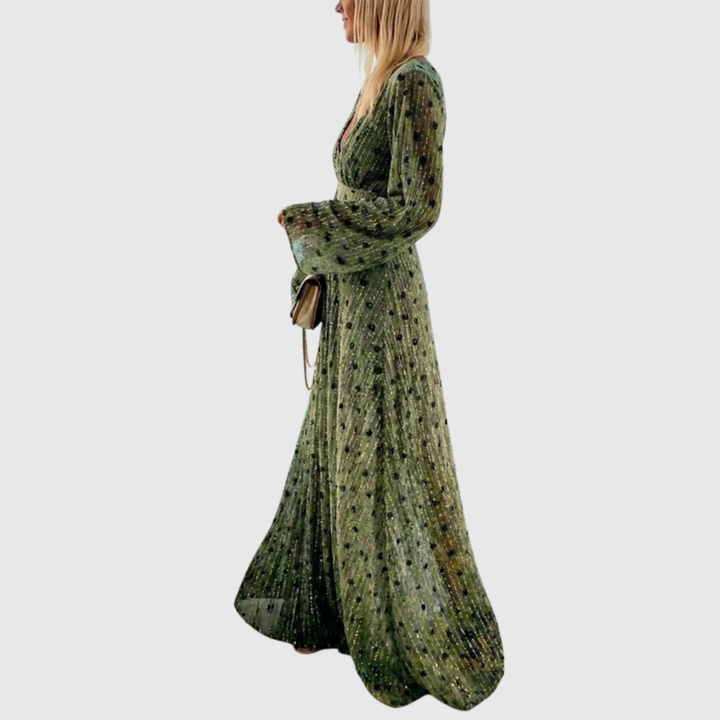 Classic long Beach summer dress for women