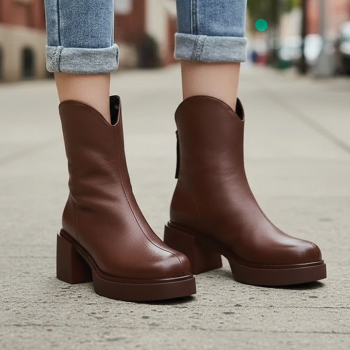 Audrey - Vegan Leather Chelsea Boots