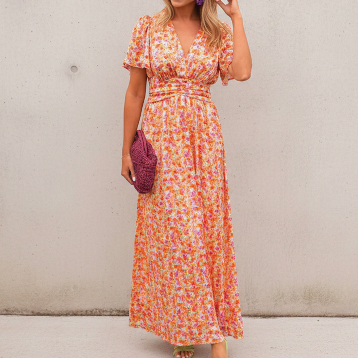 Alice - Floral Elegance Maxi Dress