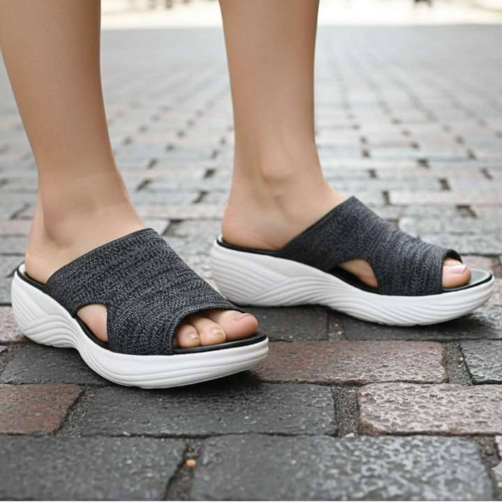 Bella - Stretch Slip-On Sandals