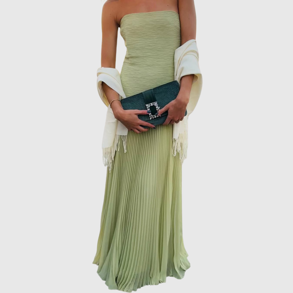 Skyla | Women's Strapless Maxi Wedding Guest Dress