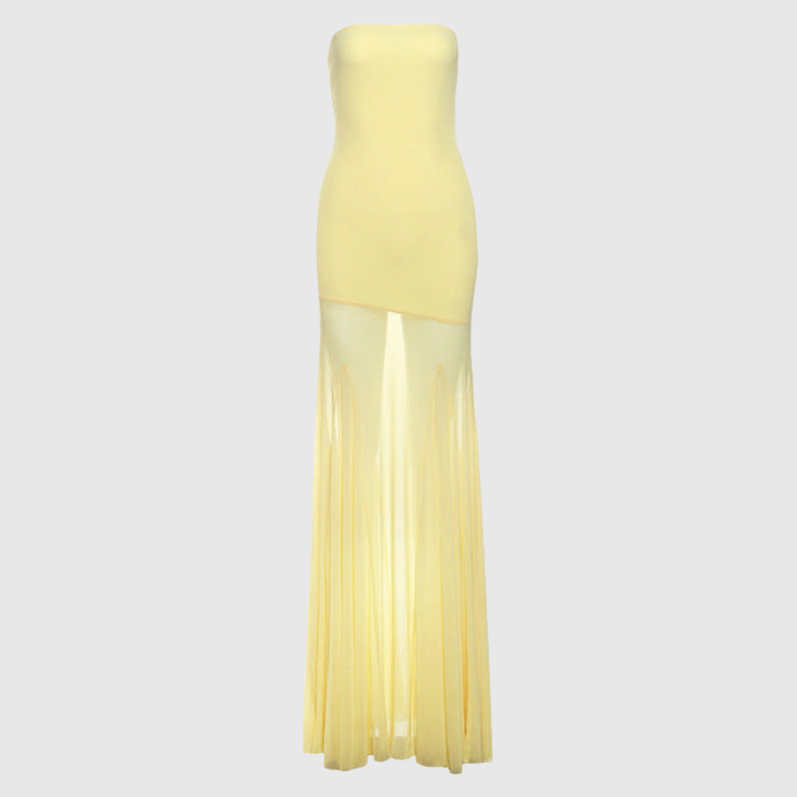 Melody | Women's Strapless Maxi Wedding Guest Dress