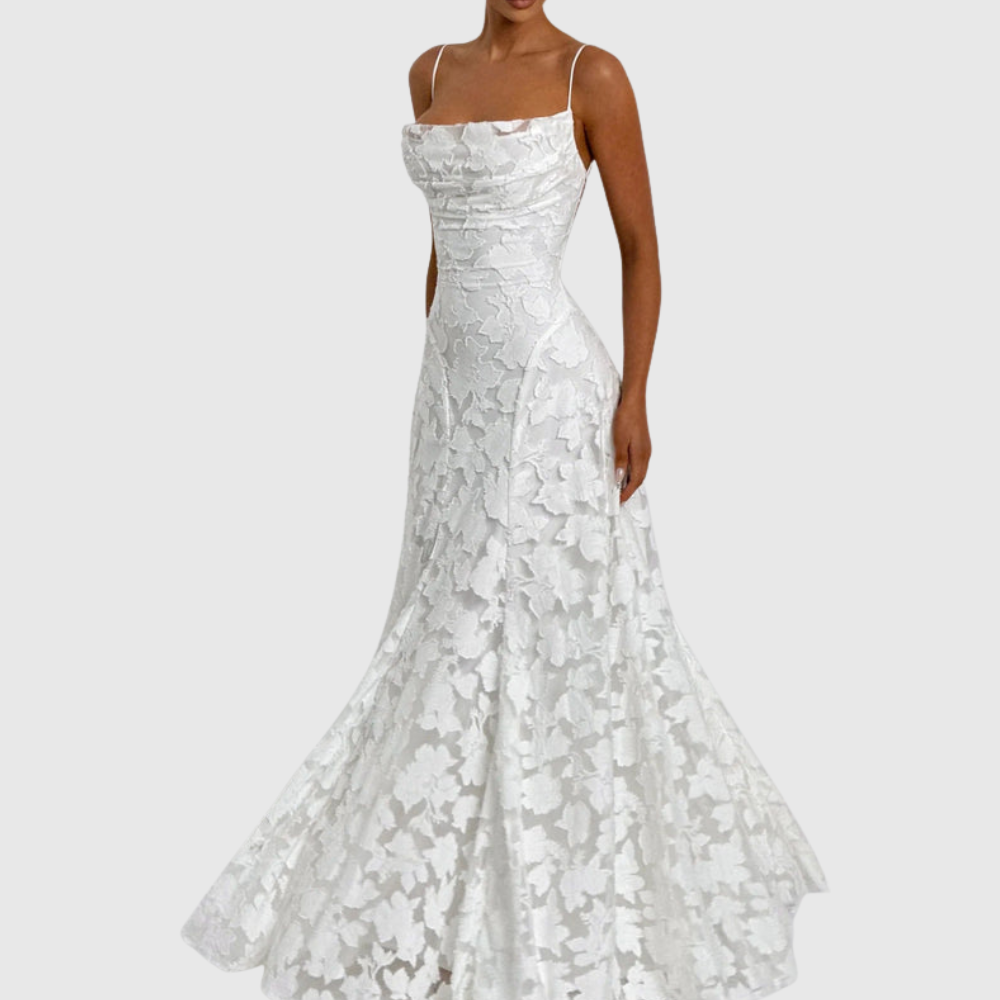 Briar | Women's Floral Sleeveless Maxi Wedding Guest Dress