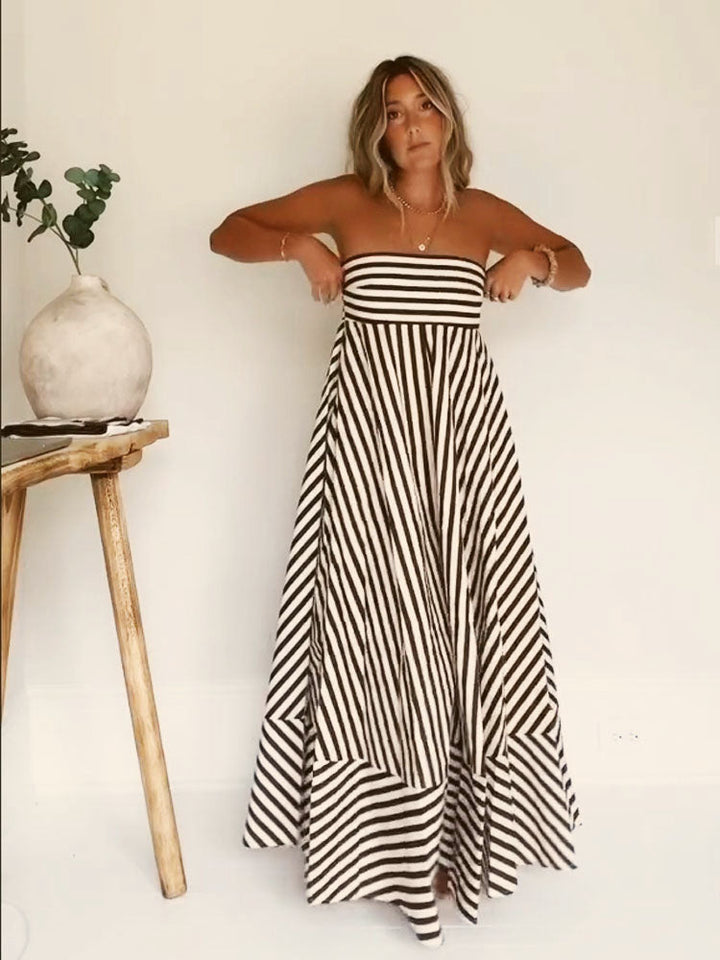Claire - Strapless Maxi Dress