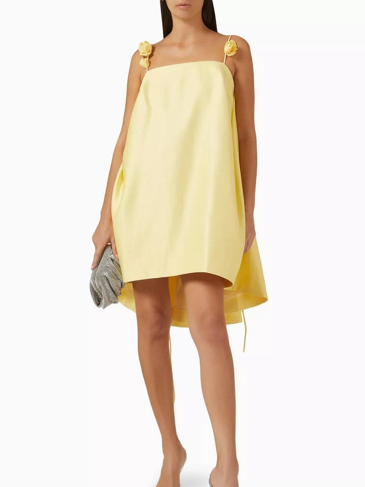 Lillian - Floral Strap Mini Dress