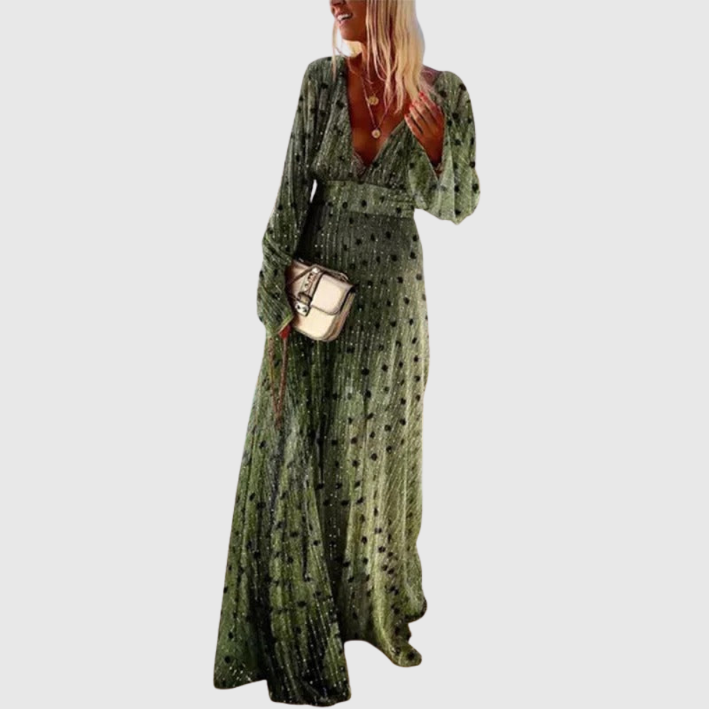 Classic long Beach summer dress for women