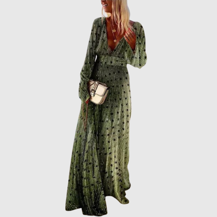 Classic long Beach summer dress for women