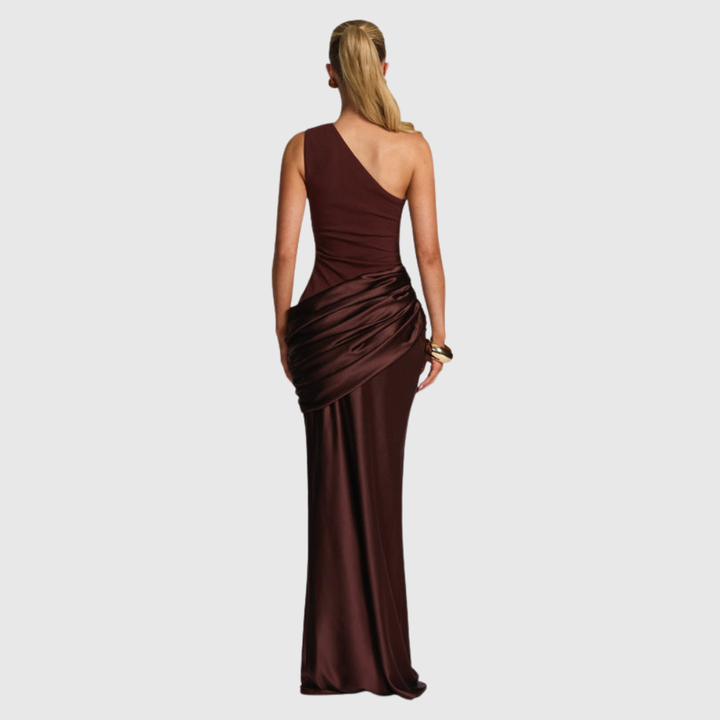Ophelia | Women's One-Shoulder Maxi Wedding Guest Dress