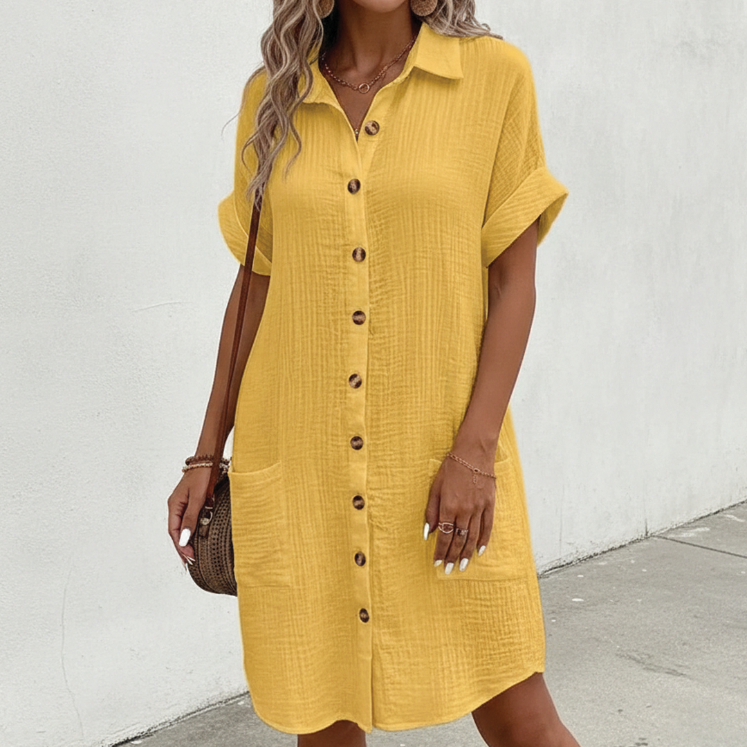 Brooklyn – Cotton Polo Shirt Dress
