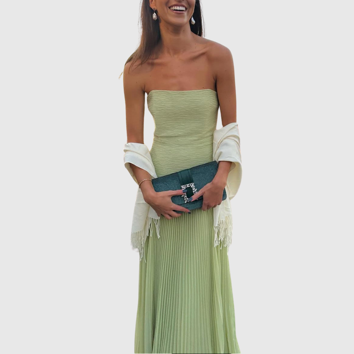 Skyla | Women's Strapless Maxi Wedding Guest Dress