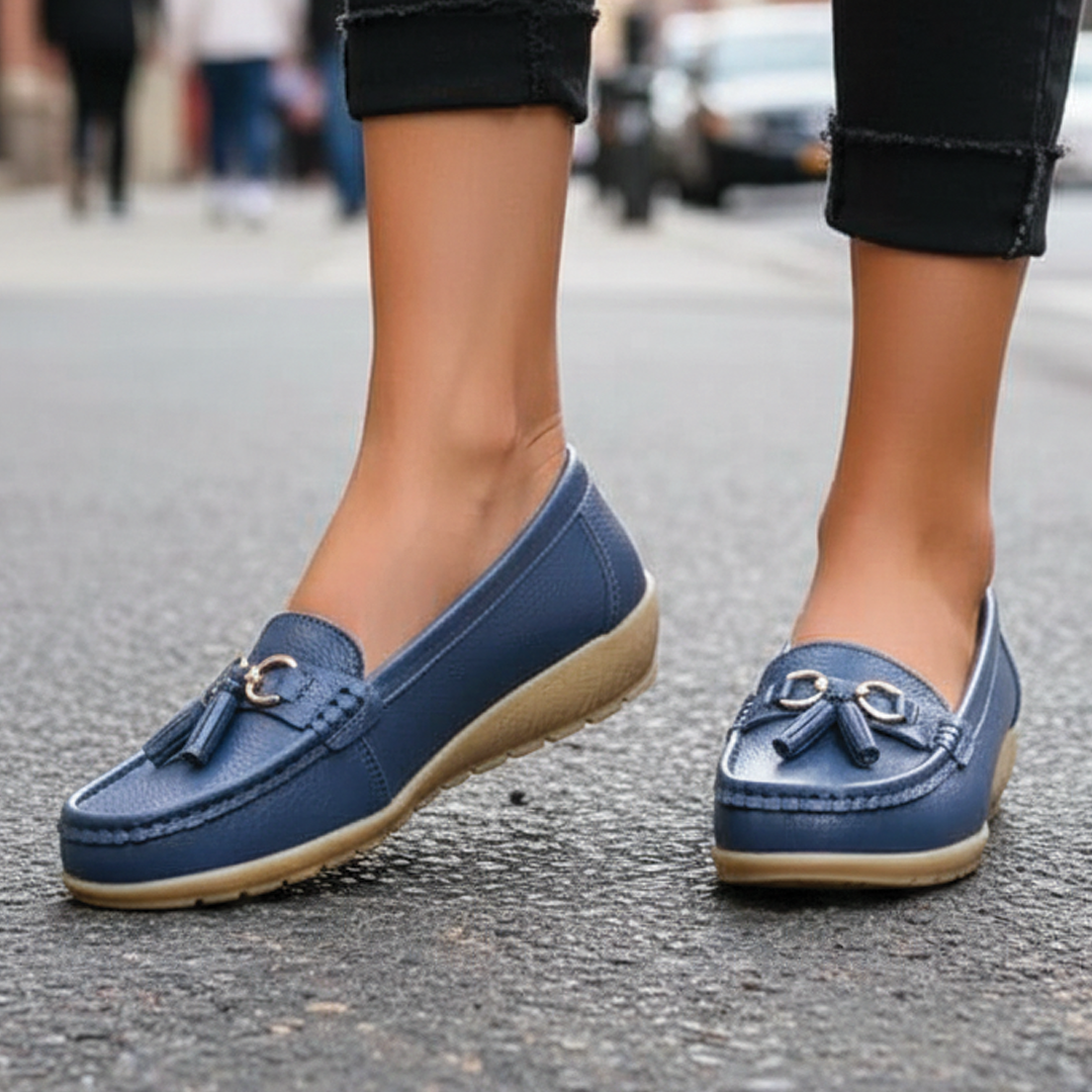 Anja - Classic Leather Loafers