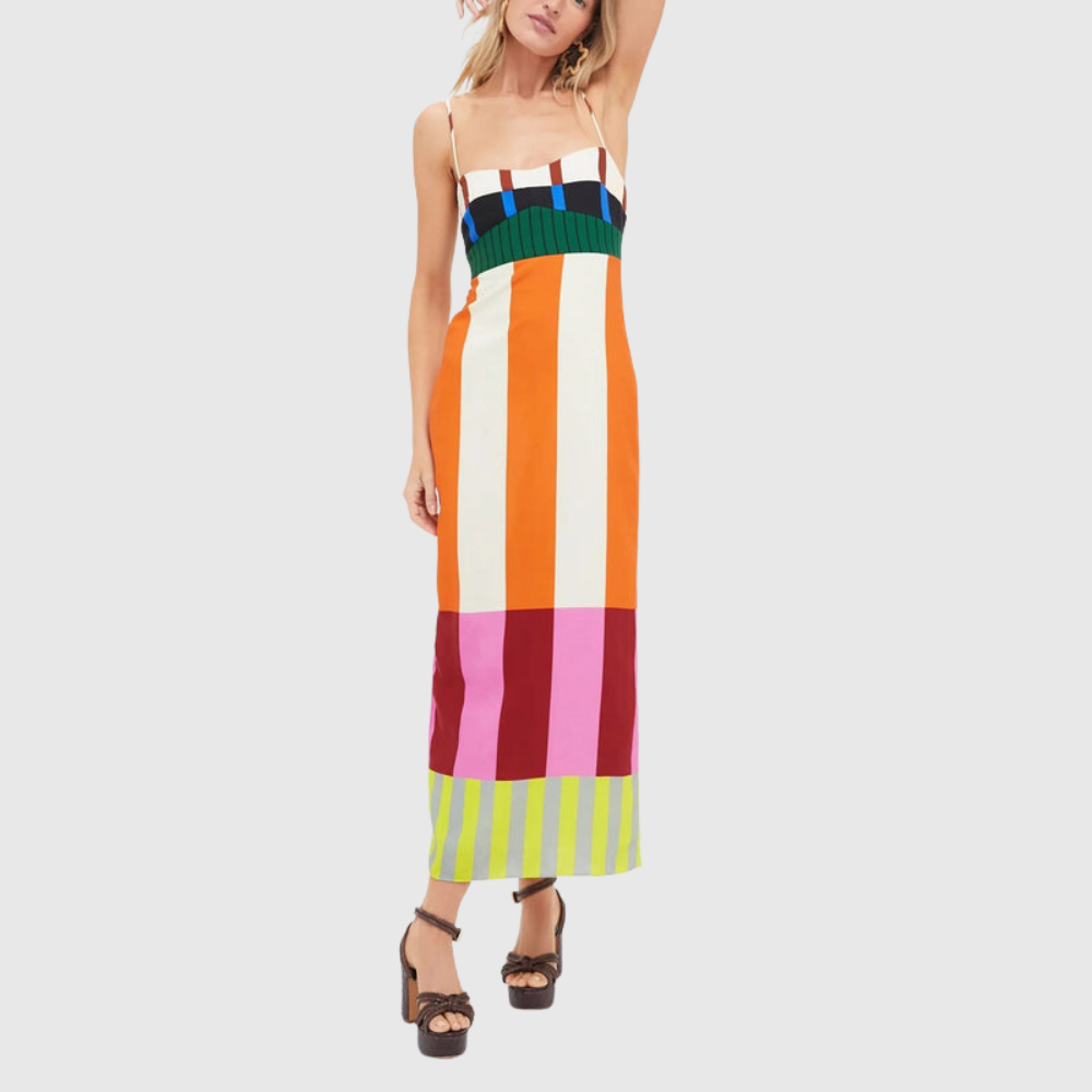 Bengal Multi Paloma Summer Maxi Dress