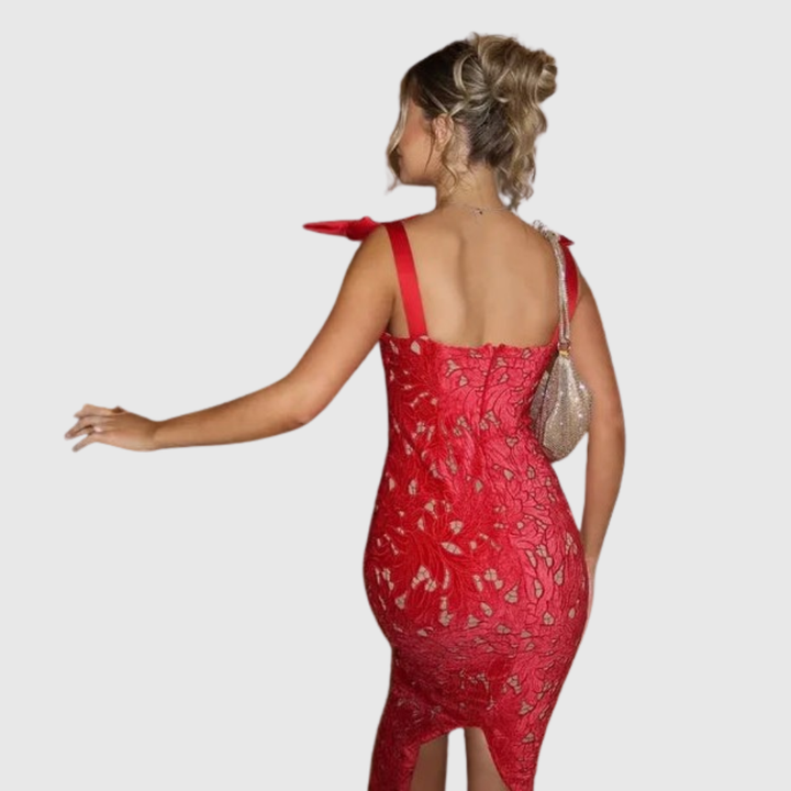 Megan | Women's Sleeveless Floral Maxi Party Dress