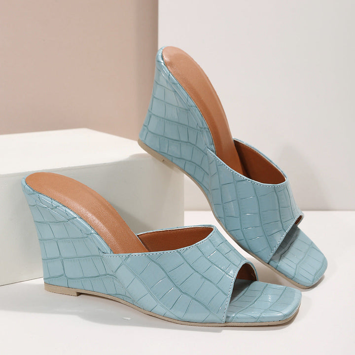 Eden | Women's Leather Wedge Cushioned Shoes