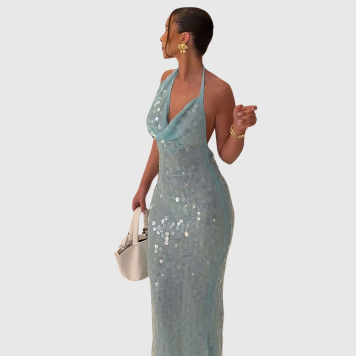 Suzy | Women's Sleeveless Sequin Maxi Summer Dress
