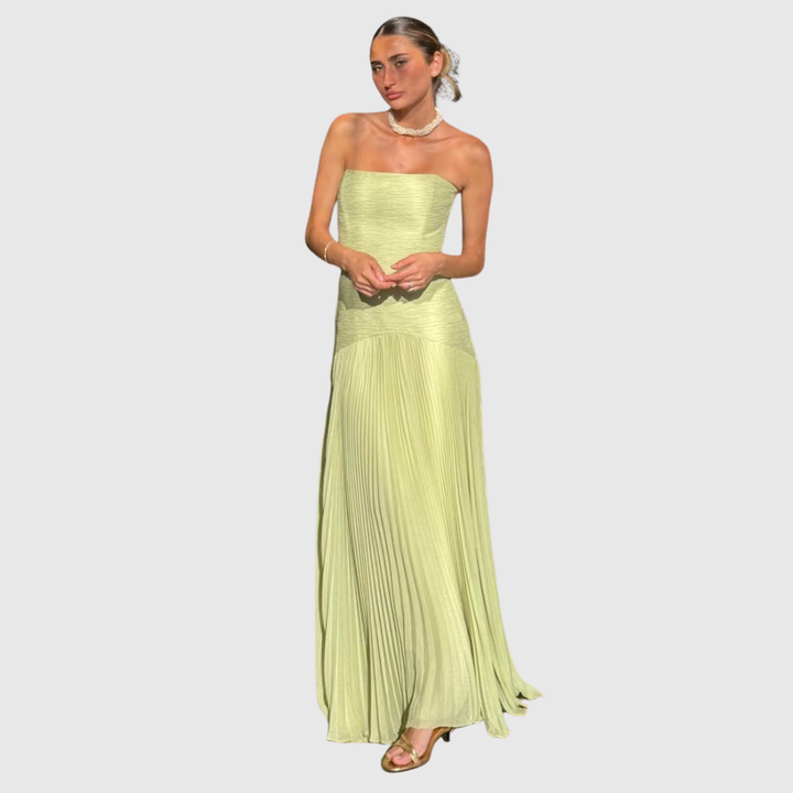 Skyla | Women's Strapless Maxi Wedding Guest Dress