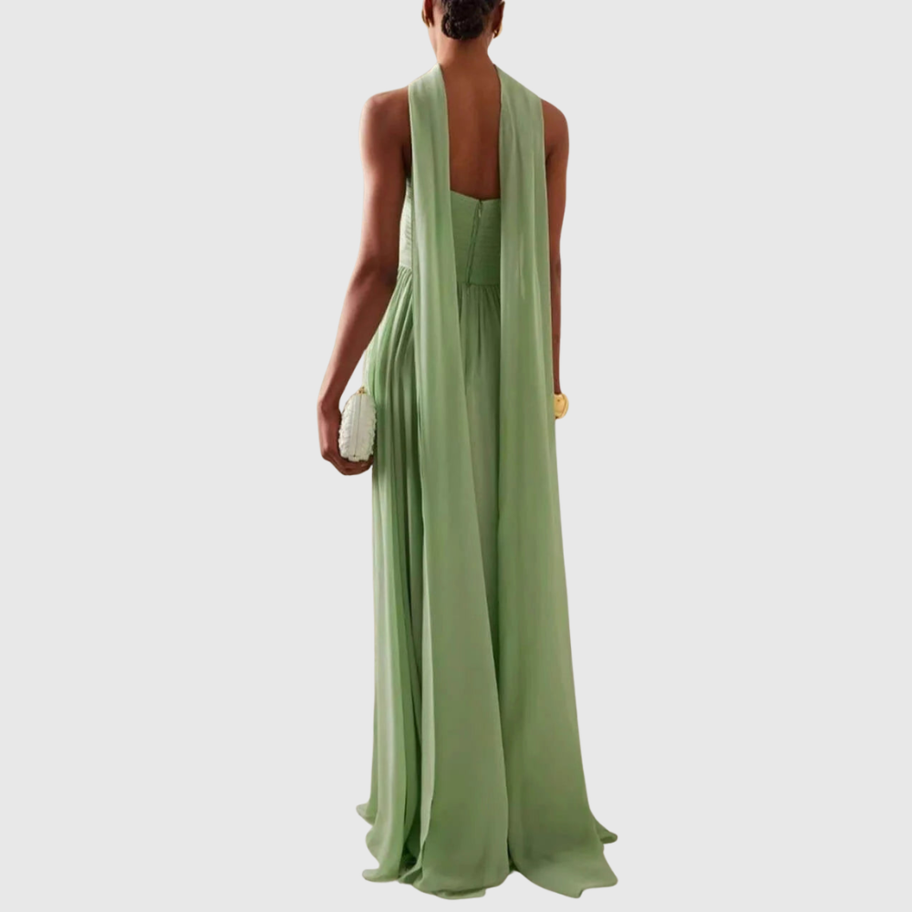 Romilly | Women's Elegant Strapless Maxi Wedding Guest Dress