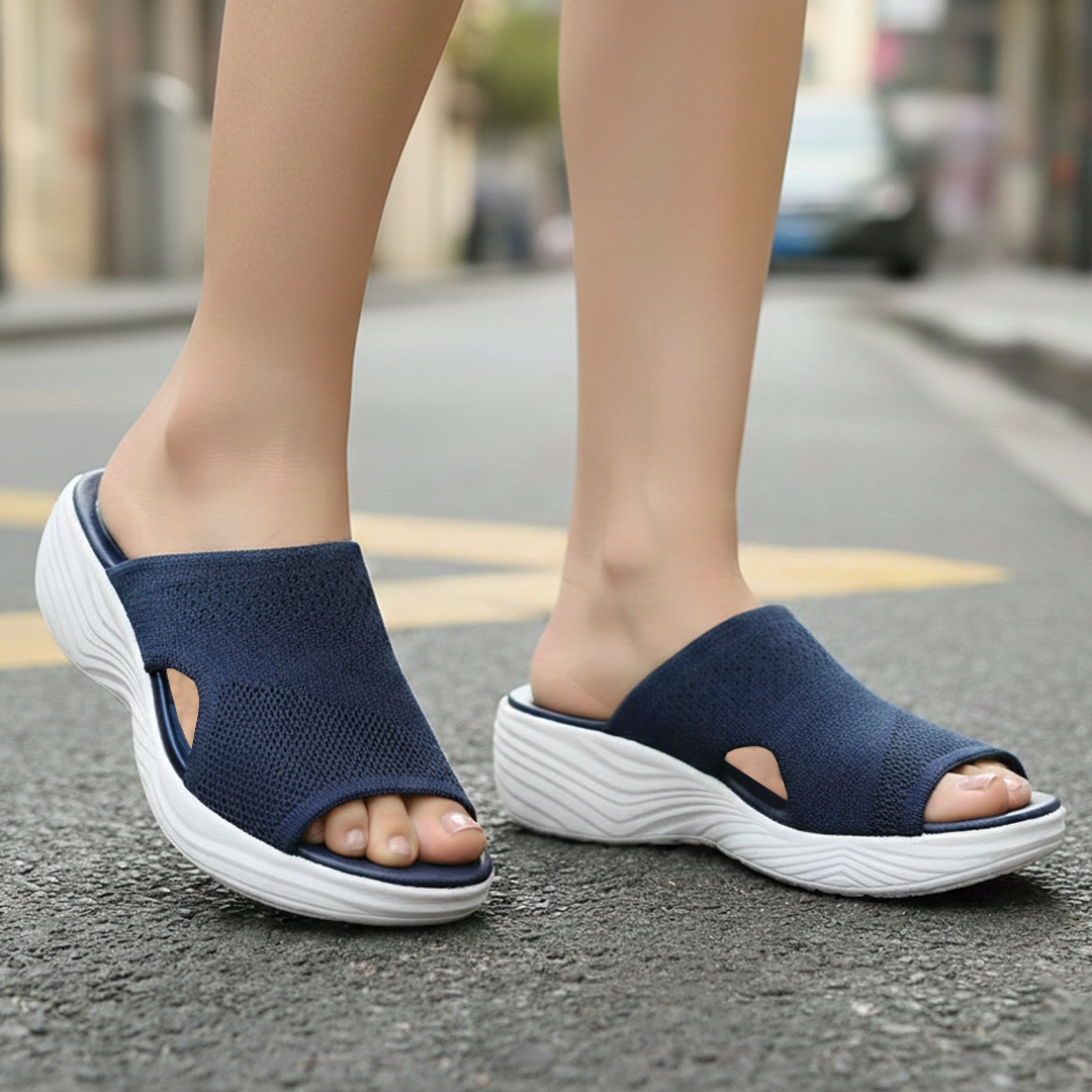 Bella - Stretch Slip-On Sandals