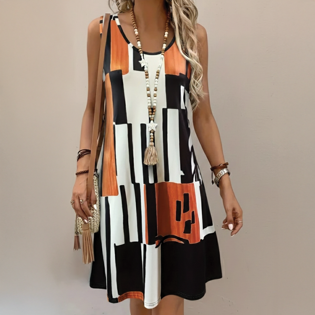 Aria - Sleeveless A-Line Dress