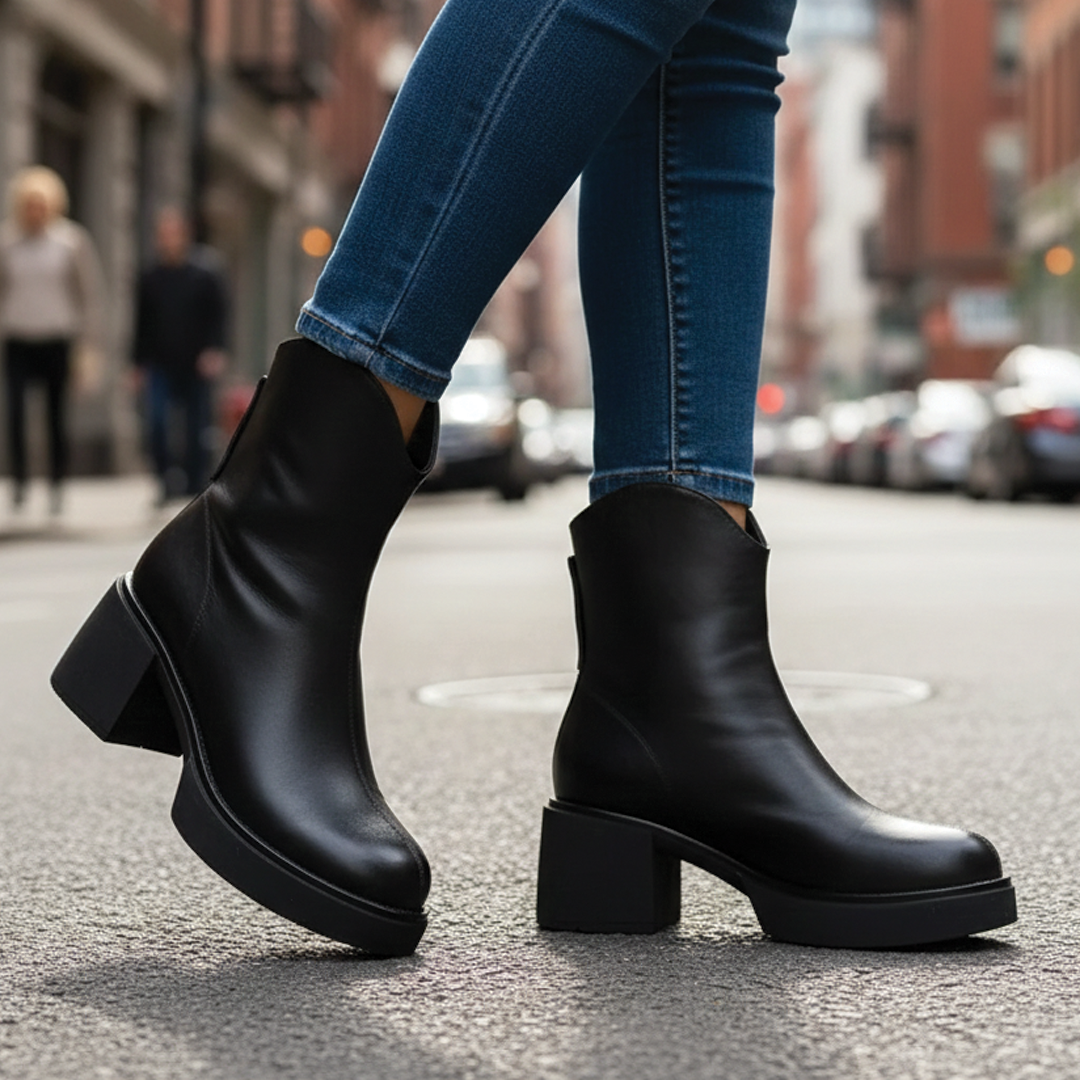 Audrey - Vegan Leather Chelsea Boots