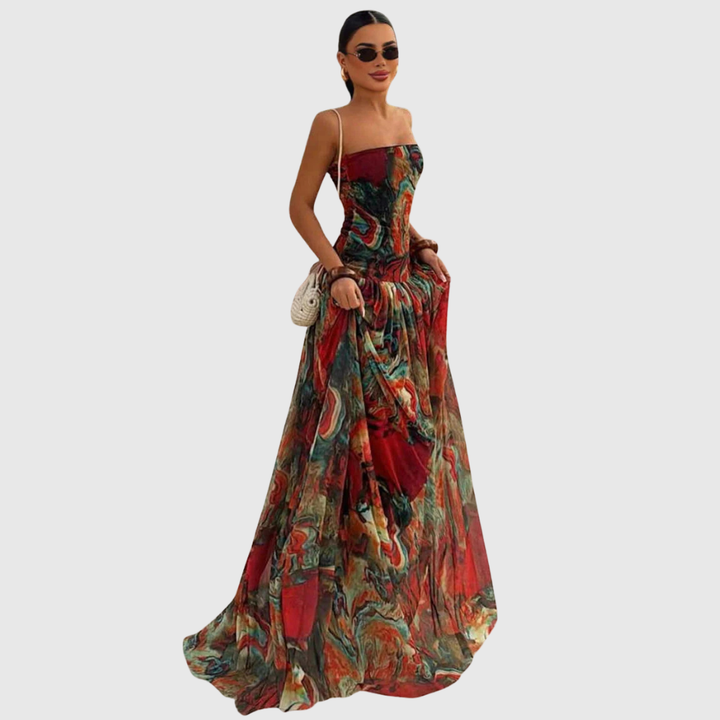 Bellamy | Women's Strapless Maxi Vacation Summer Dress
