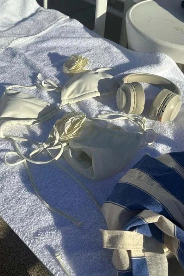 Triangle Rose Bikini