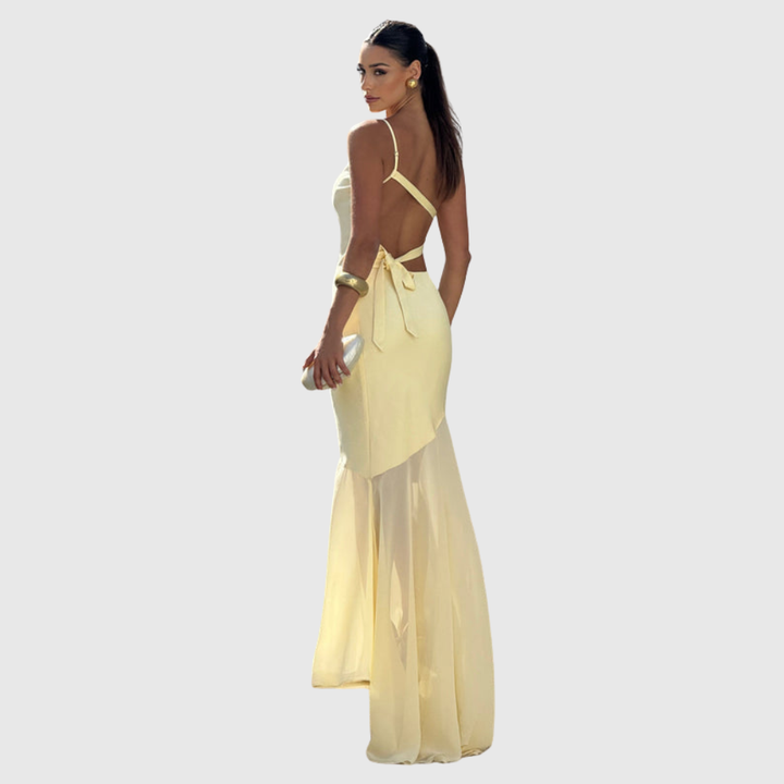 Caprice | Women's One-Shoulder Maxi Wedding Guest Dress