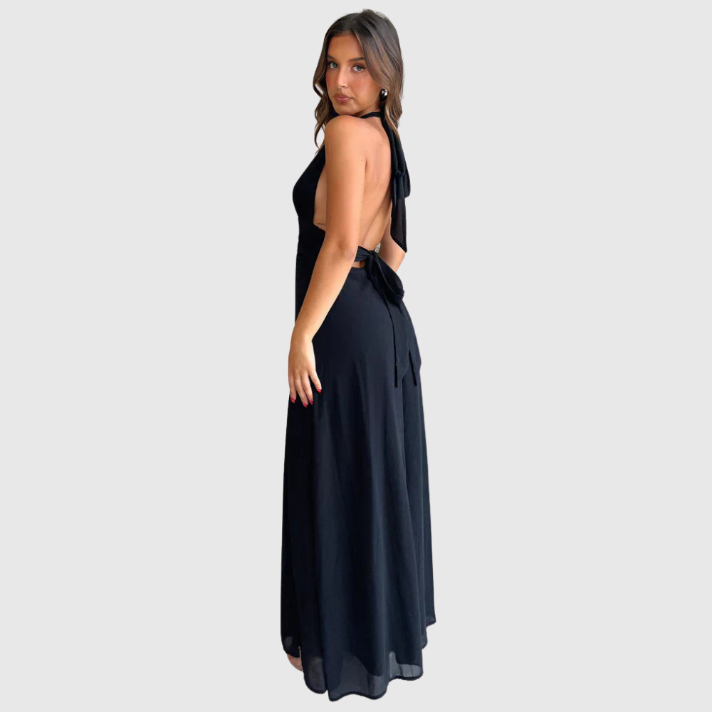 Karina | Women's Sleeveless High-Split Maxi Summer Dress