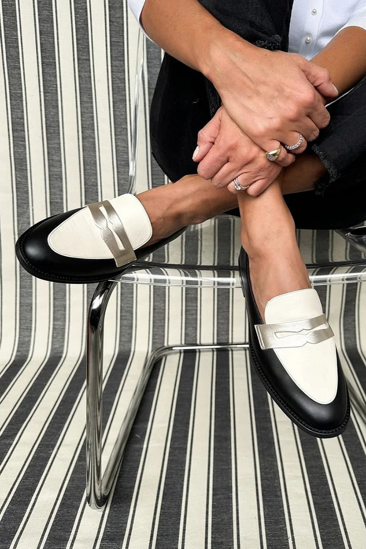 Greer™ | Monochrome Loafers