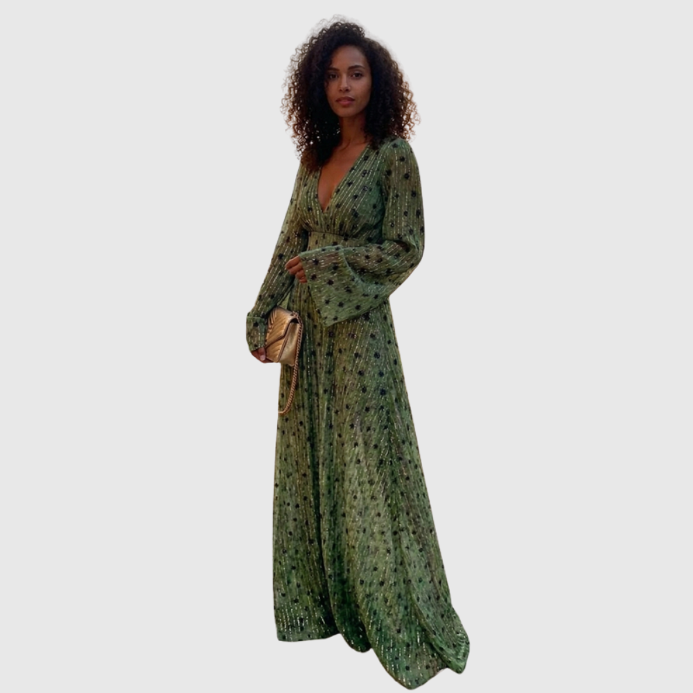 Classic long Beach summer dress for women