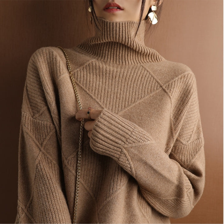 Martha - Diamond Knit Sweater