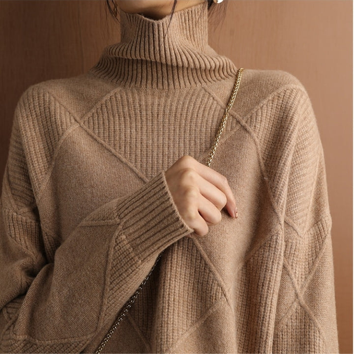 Martha - Diamond Knit Sweater