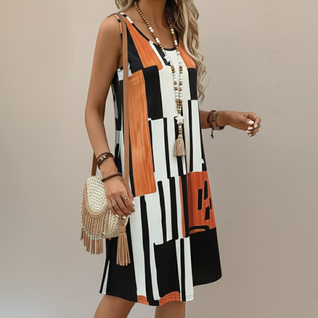 Aria - Sleeveless A-Line Dress